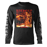Bathory tričko dlouhý rukáv, Hammerheart Tracklist BP Black, pánské