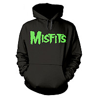 Misfits mikina, Glow Jurek Skull BP Black, pánská