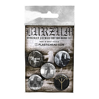 Burzum set 5-ti placek 25 mm, Button Badge Set 2 Burzum