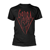 Gojira tričko, Red Power Glove Black, pánské