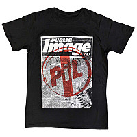 Public Image Ltd tričko, Poster Black, pánské