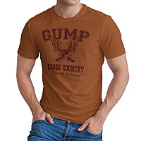 Forrest Gump tričko, Cross Country Burnt Orange, pánské
