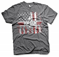 Top Gun tričko, America Grey, pánské