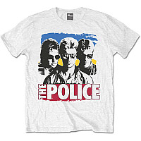 The Police tričko, Band Photo Sunglasses White, pánské
