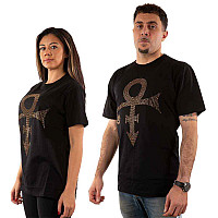 Prince tričko, Gold Symbol Embellished Black, pánské