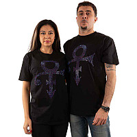 Prince tričko, Purple Symbol Embellished Black, pánské