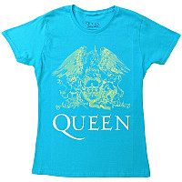 Queen tričko, Crest Lady Indigo Blue, dámské