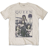 Queen tričko, Vintage Frame Sand, pánské