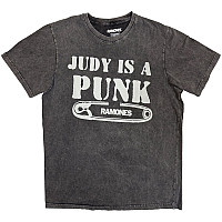 Ramones tričko, Judy Stone Wash Charcoal Grey, pánské
