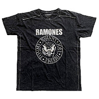 Ramones tričko, Presidential Seal Snow Washed Black, pánské
