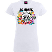 Ramones tričko, Circle Flowers, dámské