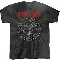 Ramones tričko, Presidential Seal Dip-Dye Black, pánské