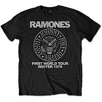 Ramones tričko, First World Tour 1978, pánské