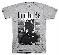 The Beatles tričko, Let It Be Heather Grey, pánské