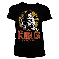 Elvis Presley tričko, The King Of Rock N Roll, dámské