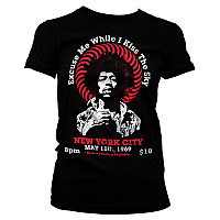 Jimi Hendrix tričko, Live In NYC / Excuse Me While I Kiss Black, dámské