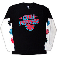 Red Hot Chili Peppers tričko dlouhý rukáv, Shock Logo Black & White, pánské