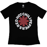 Red Hot Chili Peppers tričko, Classic Asterisk Black, dámské