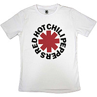 Red Hot Chili Peppers tričko, Classic Asterisk White, dámské