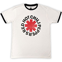 Red Hot Chili Peppers tričko, Logo Ringer White, pánské