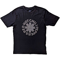 Red Hot Chili Peppers tričko, Classic Asterisk Logo Hi-Build Black, pánské