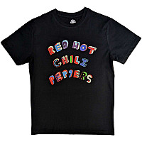 Red Hot Chili Peppers tričko, Colourful Letters Black, pánské