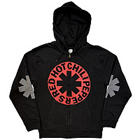Red Hot Chili Peppers mikina, Asterisk Circle Zipped Black, pánská