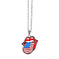Rolling Stones přívěsek na krk, USA Tongue