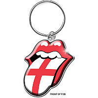 Rolling Stones kovová klíčenka 40 mm, England Tongue