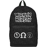 Marilyn Manson batoh PES 43x30x15 cm/580 g, Logo Black