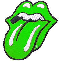 Rolling Stones nášivka, Classic Tongue Green 58x84 mm