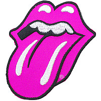 Rolling Stones nášivka, Classic Tongue Pink 58x84 mm