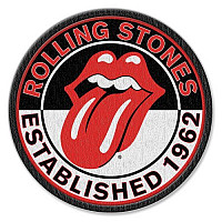 Rolling Stones tkaná nažehlovačka, Est. 1962 85 mm