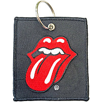 Rolling Stones polyester & metal klíčenka 80 x 90 mm, Classic Tongue