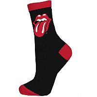 Rolling Stones ponožky, Classic Tongue Black, unisex - velikost 7 až 11 (40 až 45)