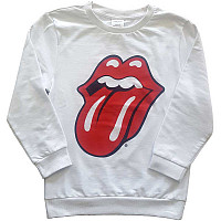 Rolling Stones mikina, Classic Tongue White, dětská