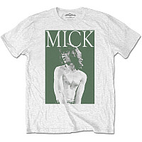Rolling Stones tričko, Mick Photo Version 2 White, pánské