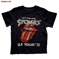 Rolling Stones tričko, US Tour '78 Black, dětské