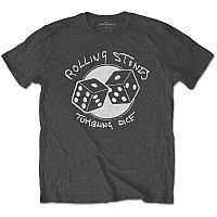 Rolling Stones tričko, Tumbling Dice Grey, pánské