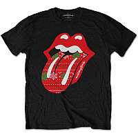 Rolling Stones tričko, Christmas Tongue Black, pánské