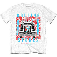 Rolling Stones tričko, Steel Wheels White, pánské