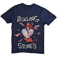 Rolling Stones tričko, Hackney Diamonds Heart Navy Blue, pánské
