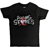 Rolling Stones tričko, Hackney Diamonds Glass Logo Black, pánské