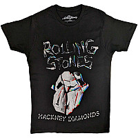 Rolling Stones tričko, Hackney Diamonds Faded Logo Black, pánské