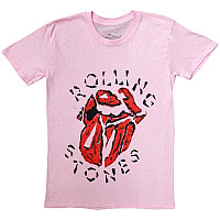 Rolling Stones tričko, Hackney Diamonds Painted Tongue Pink, pánské