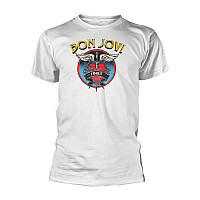 Bon Jovi tričko, Heart ´83 White, pánské