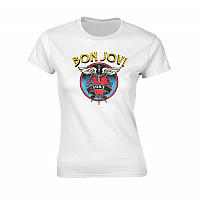 Bon Jovi tričko, Heart ´83 Girly White, dámské