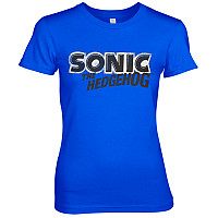 Sonic The Hedgehog tričko, Classic Logo Girly Blue, dámské