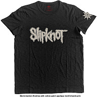 Slipknot tričko, Logo & Star with Applique, pánské