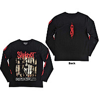 Slipknot tričko dlouhý rukáv, Skeleton Flag BP Black, pánské